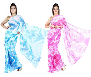 Bandhani Chiffon Saree