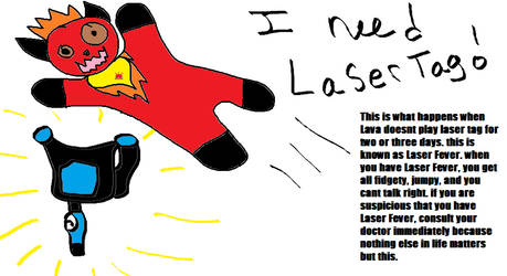 Lava needs laser tag