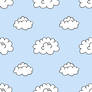 Pattern - Clouds Blue