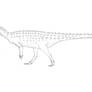 Scutellosaurus lawleri - Linework