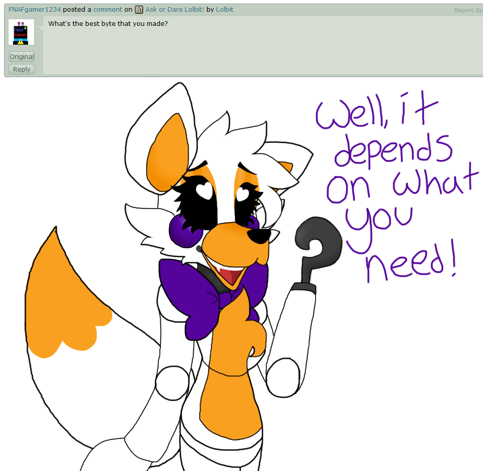 Ask Or Dare Lolbit 023 By Lolbit On Deviantart Ask Or Dare Lolbit 023 By Lolbit On Deviantart