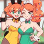 Misty and Sonia Bunnies Pokemon