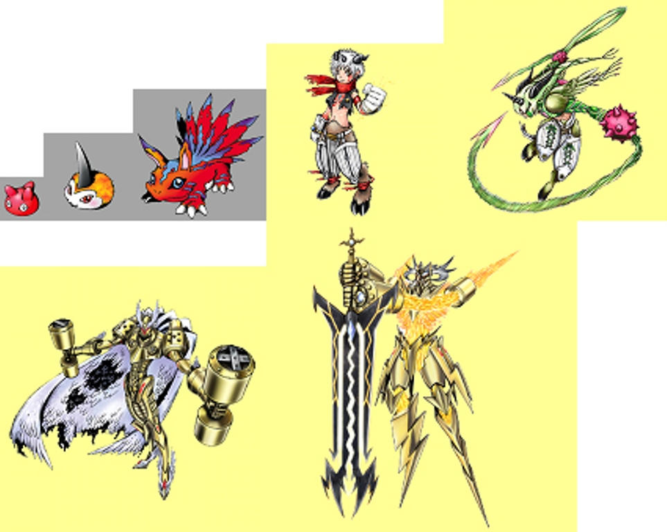 Jupitermon Evolution Line by MRuslanY on DeviantArt