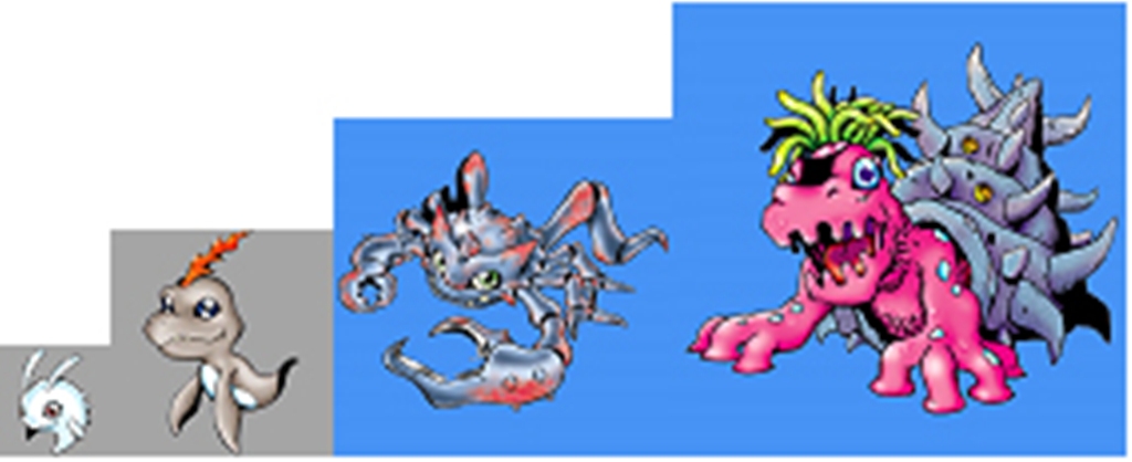 Shellmon Evolution Line by MRuslanY on DeviantArt