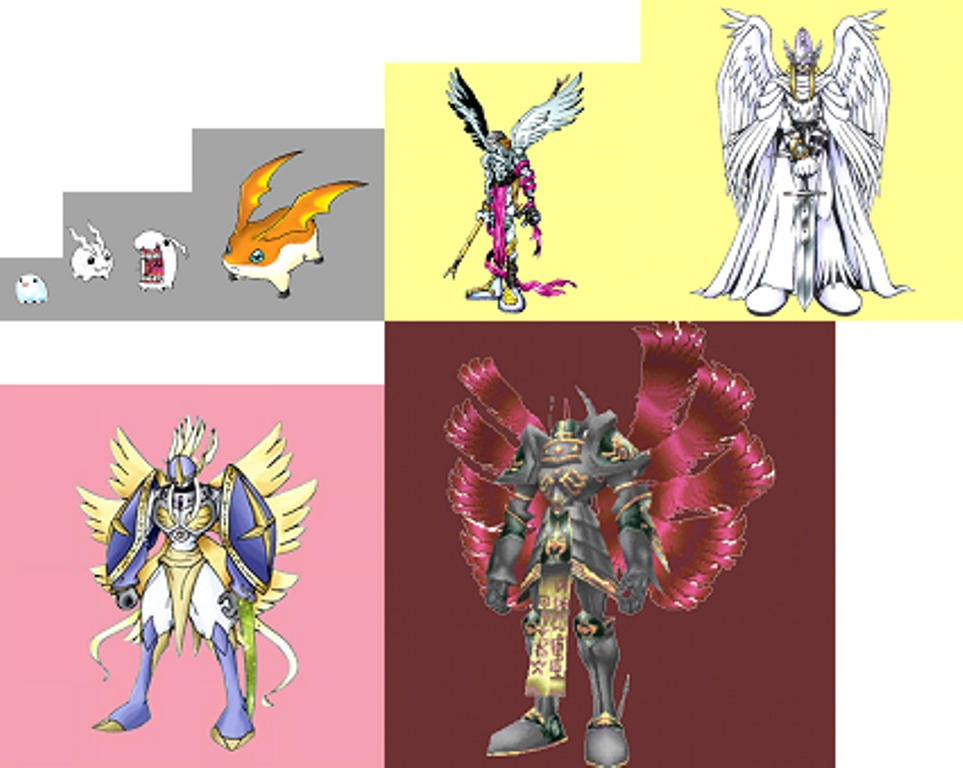 Dominimon Evolution Line by MRuslanY on DeviantArt