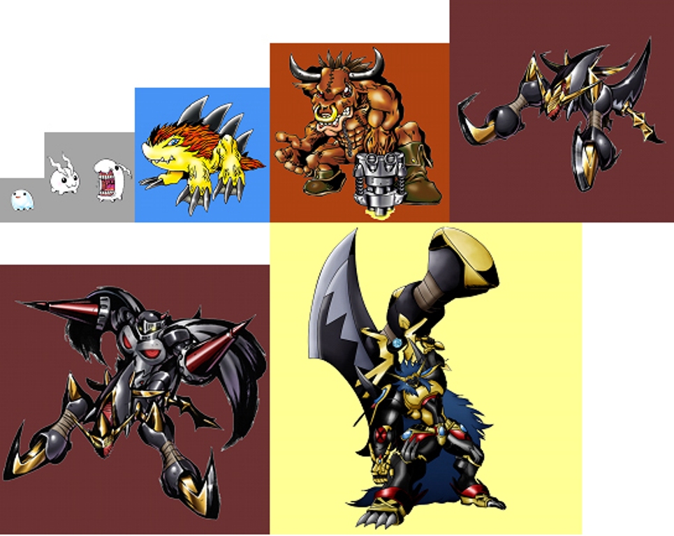 Skull Knightmon Cavalier Mode Evolution Line by MRuslanY on DeviantArt