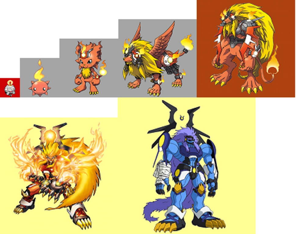 Apollomon Evolution Line by MRuslanY on DeviantArt