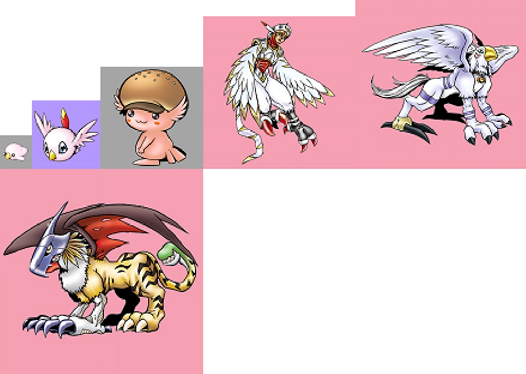 Griffomon Evolution Line by MRuslanY on DeviantArt