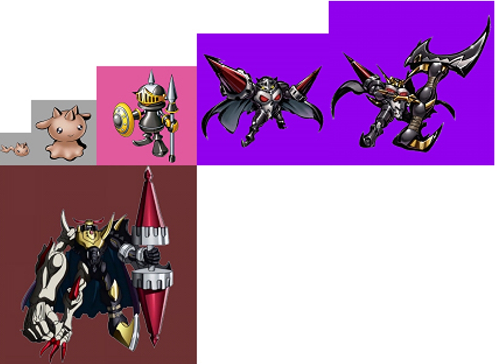 Dark Knightmon (Bagramon) Evolution Line by MRuslanY on DeviantArt
