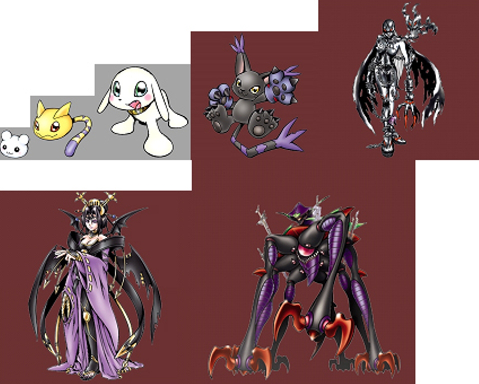 Lizardmon Evolution Lilithmon Evolution Line by MRuslanY on DeviantArt
