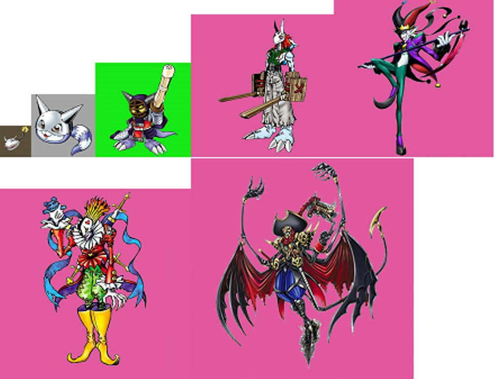 Piemon Evolution Line by MRuslanY on DeviantArt