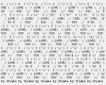 ASCII Stereogram - LOVE