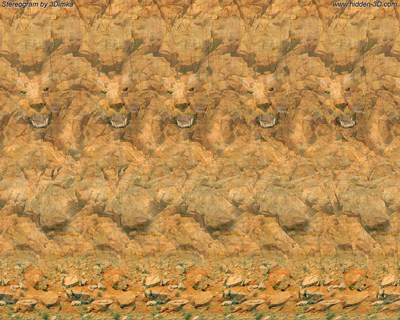 Leo Stereogram by 3Dimka on DeviantArt