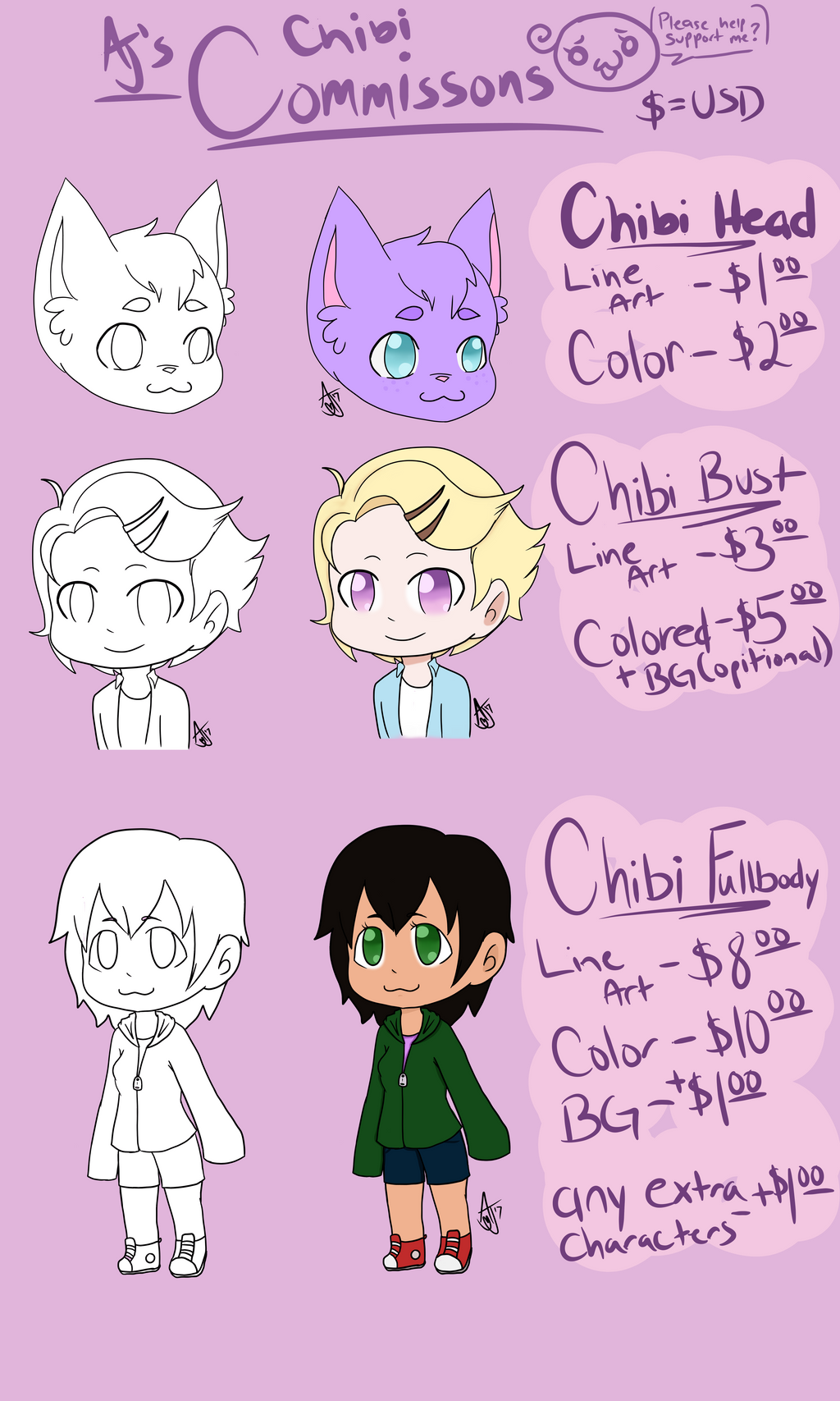 [OPEN] Chibi Commissions