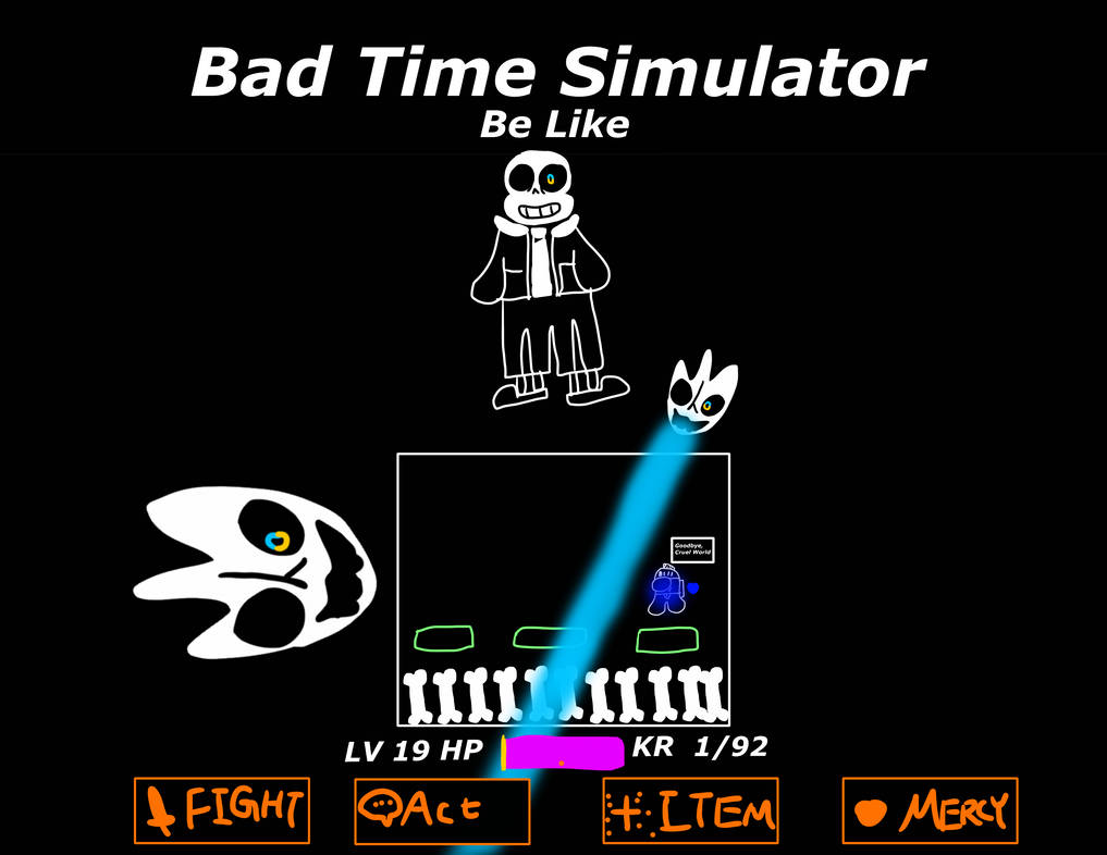 Bad Time Simulator (Sans Fight)