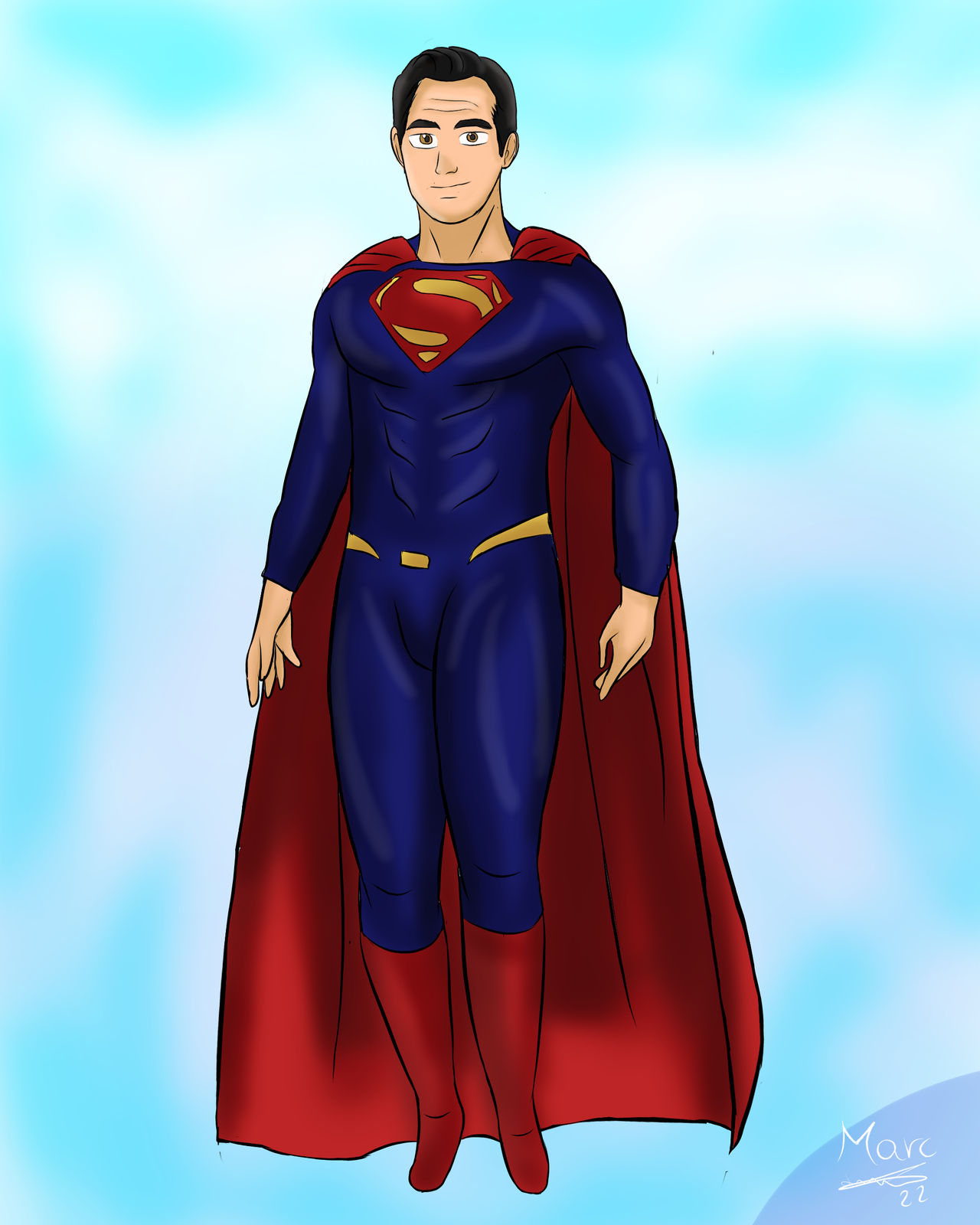Dibujo De Superman by MarcDibujante on DeviantArt