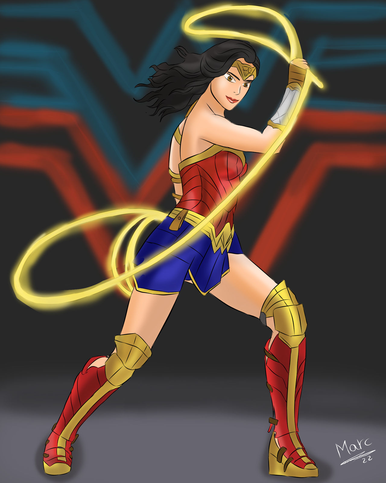Dibujo De Wonder Woman by MarcDibujante on DeviantArt