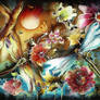 Dragonflies and Flowers