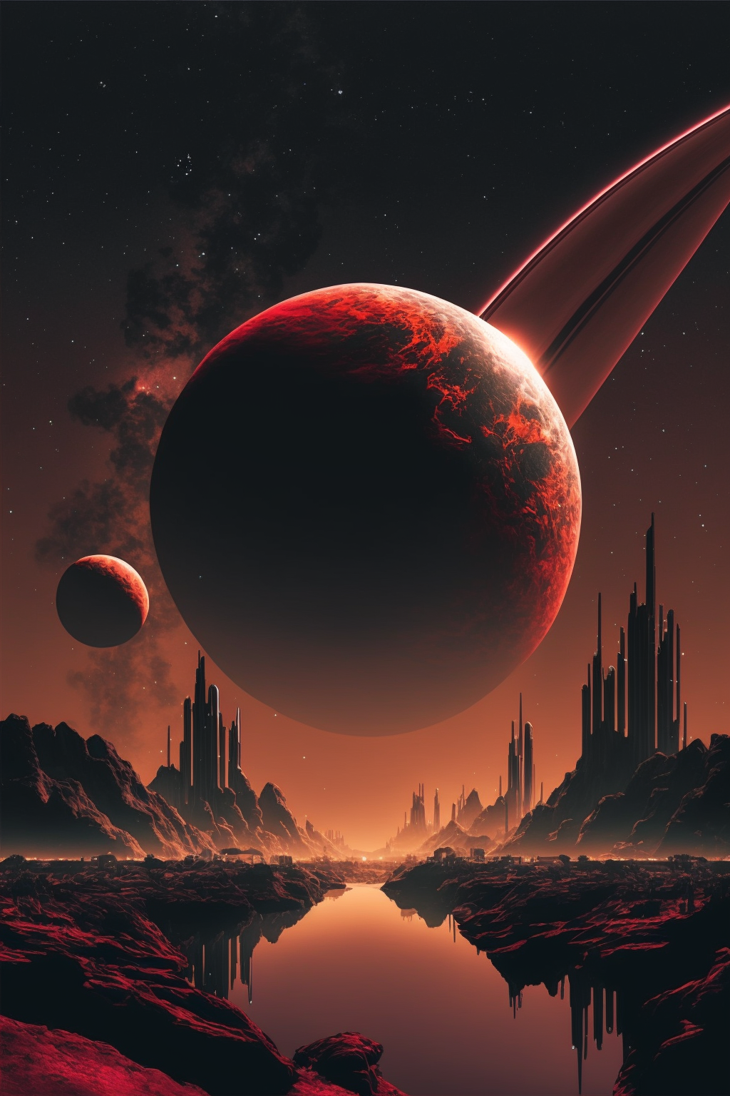 Planet Deviantart Redgiant Solar System Planet AI ART by Iamabdreal on DeviantArt