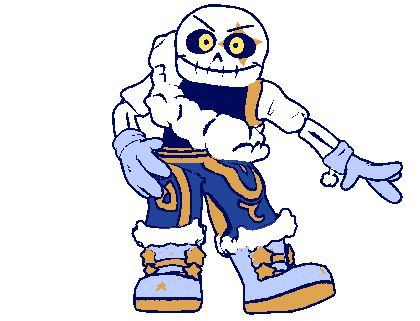 Outerswap Sans 3D Model by DrunkonSatan on DeviantArt