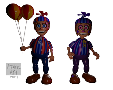 (stylized?) Balloon Boy and JJ models