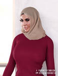 New 3D Hijab Model Kim
