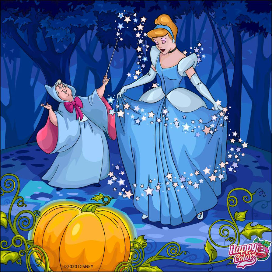 Cinderella Transformation color by SailorPrincess95 on DeviantArt