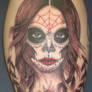 Day of the dead girl tattoo...