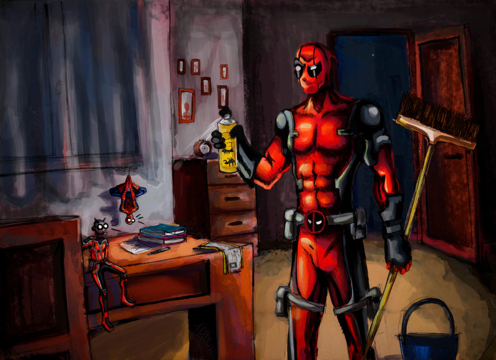 Subtle Deadpool Deadpool by The-soft-Brush on DeviantArt