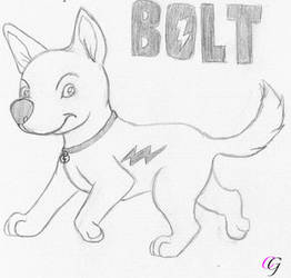 Bolt - Pencil Sketch