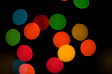 christmas tree bokeh stock