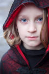 hooded child stock by twigstock