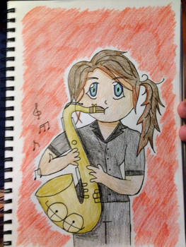 Me playing the sax