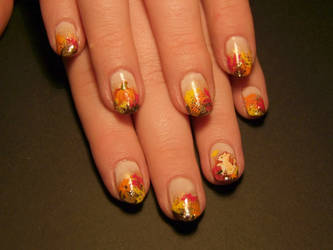 More autum nail art