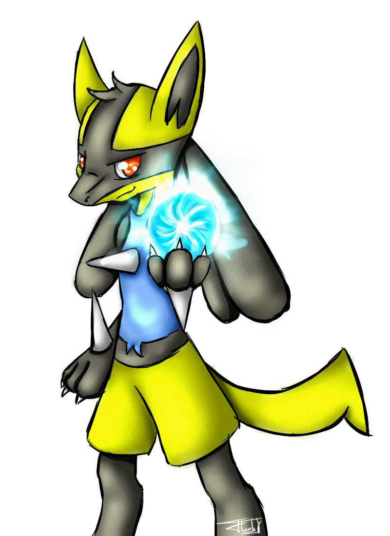 Shiny Lucario By ThunderWub On DeviantArt shiny-lucario-by-thunderwub-on-deviantart