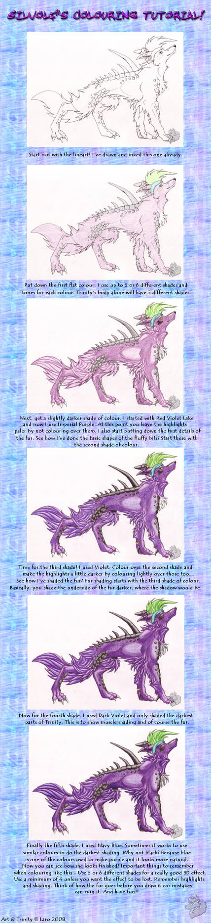 Traditional Colouring Tutorial by Silvolf