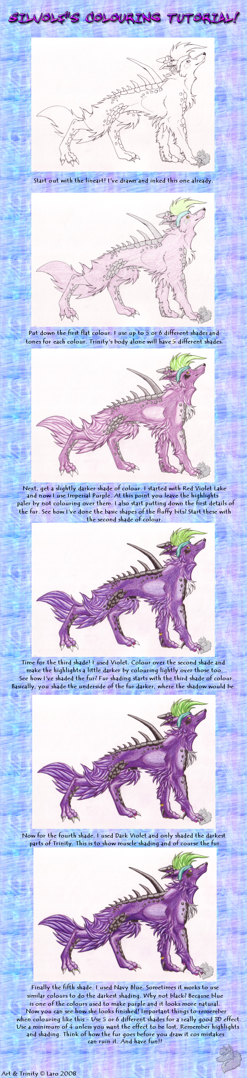 Traditional Colouring Tutorial by Silvolf