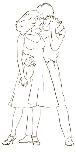 Dirty Dancing Coloring Page