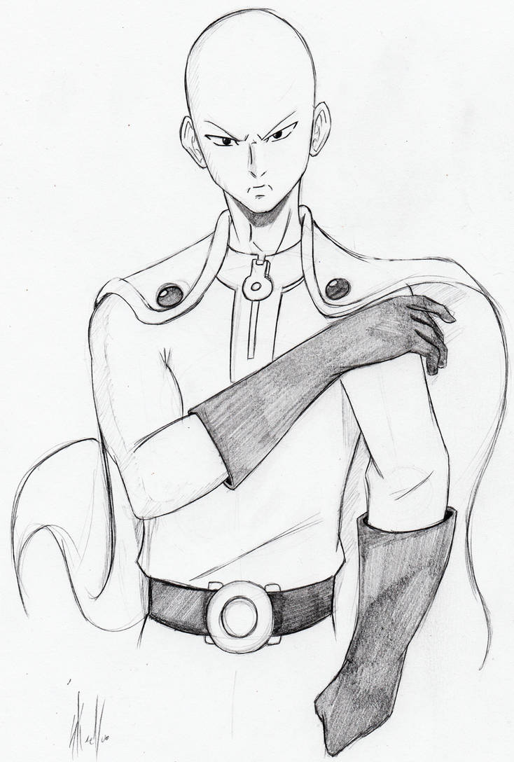 One Punch Man - Saitama - Pencil. by Skeezoo on DeviantArt