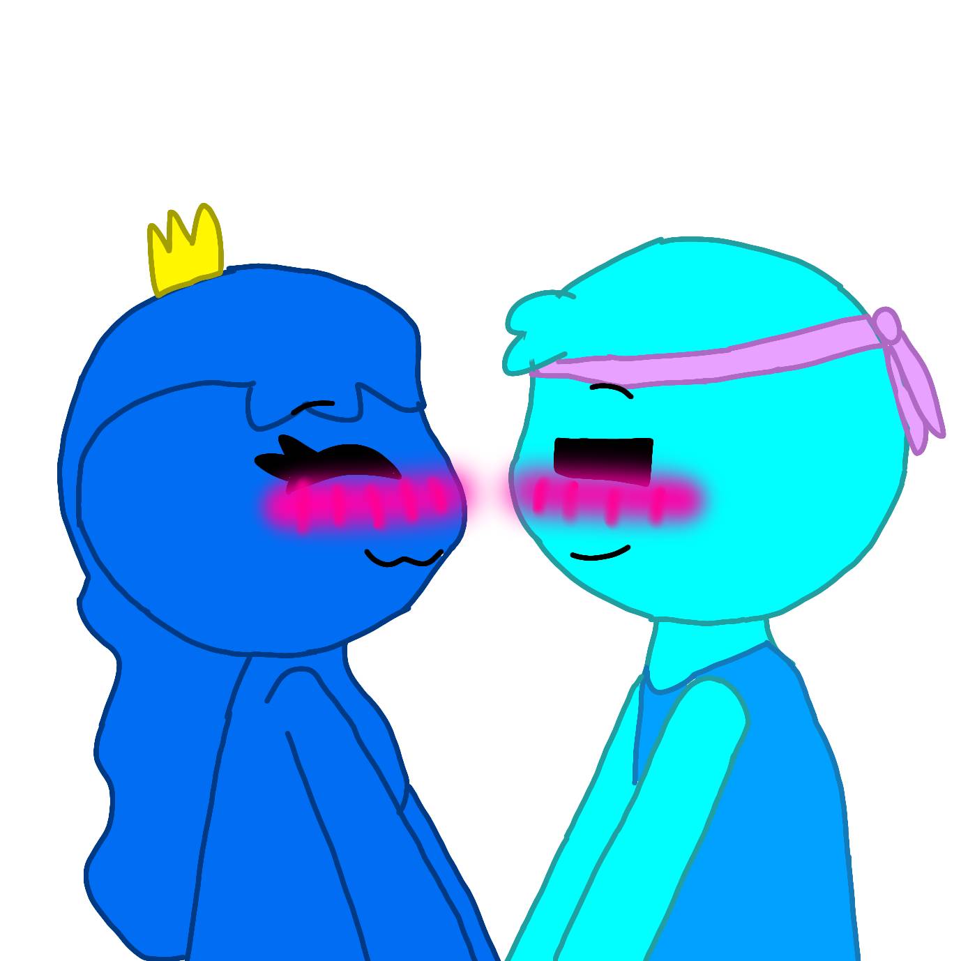 Rainbow friends Green and Blue by EvushnaCat on DeviantArt