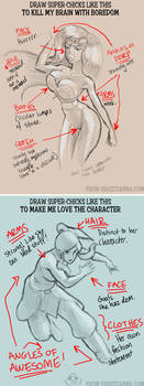 How To Draw Super Chicks