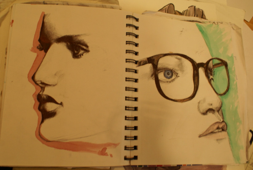 Graphic Diary--- portraits