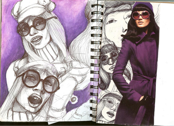 Graphic Diary- Purple