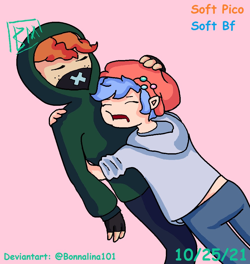 Fnf Soft mod Pico x Bf by Bonnalina101 on DeviantArt