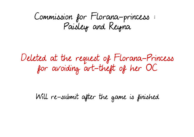 comm Florana-princess : Paisley and Reyna