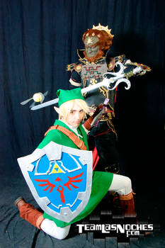 Link vs. Ganondorf.