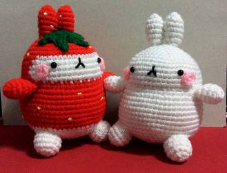 Molang and Strawberry Molang