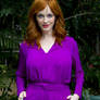 Christina Hendricks At Mad Men Press Conference In