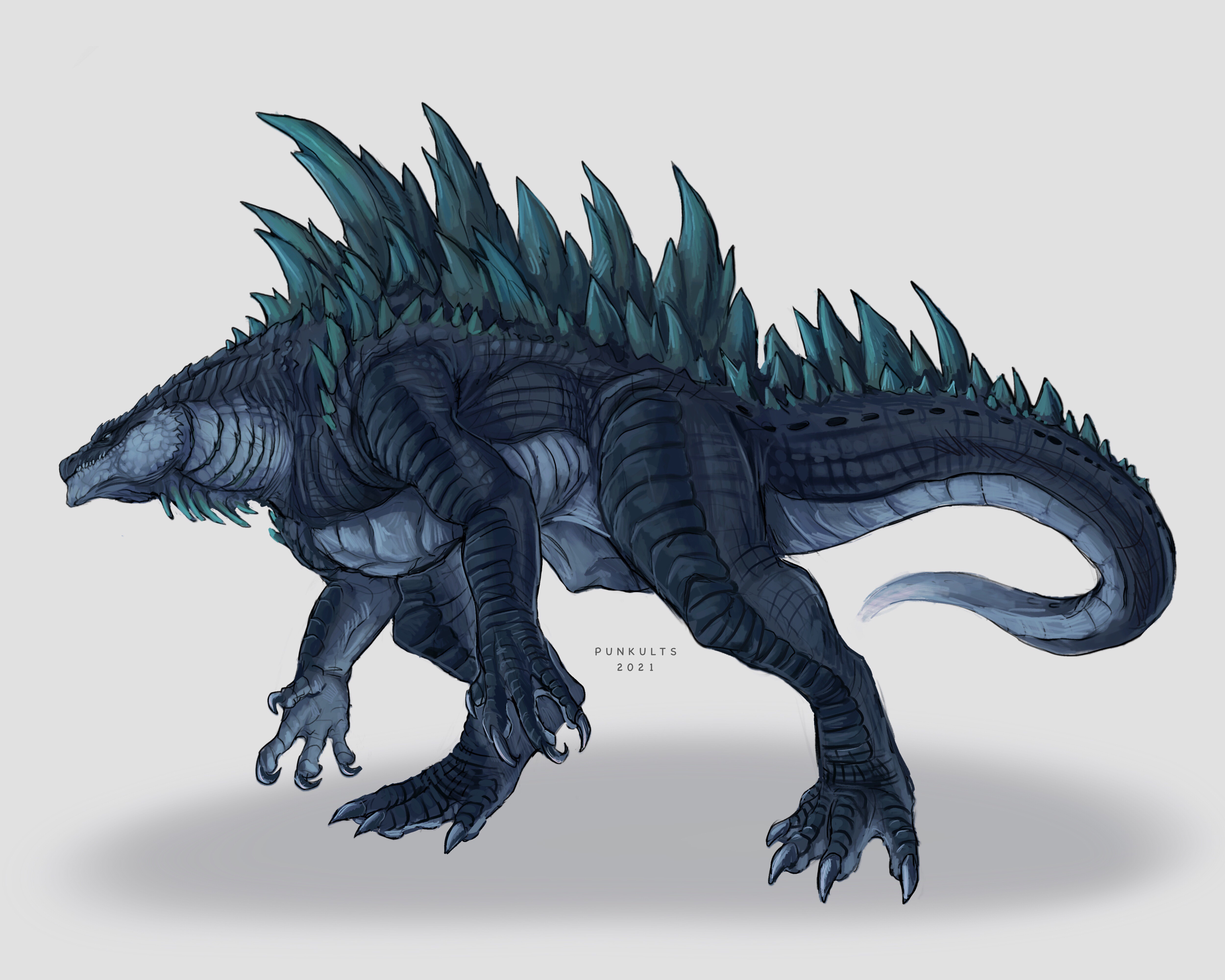 Wigszilla Monsterverse Zilla by Punkults on DeviantArt