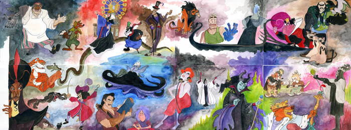 Disney Villains Collage